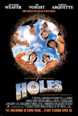 The poster for the film "Holes", based on a book where a kid is sent to a work camp and treated inhumanely. RFK's plan sounds like that.